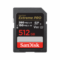 SanDisk Extreme PRO SDXC 512 GB UHS‑I Class 10 U3 V30